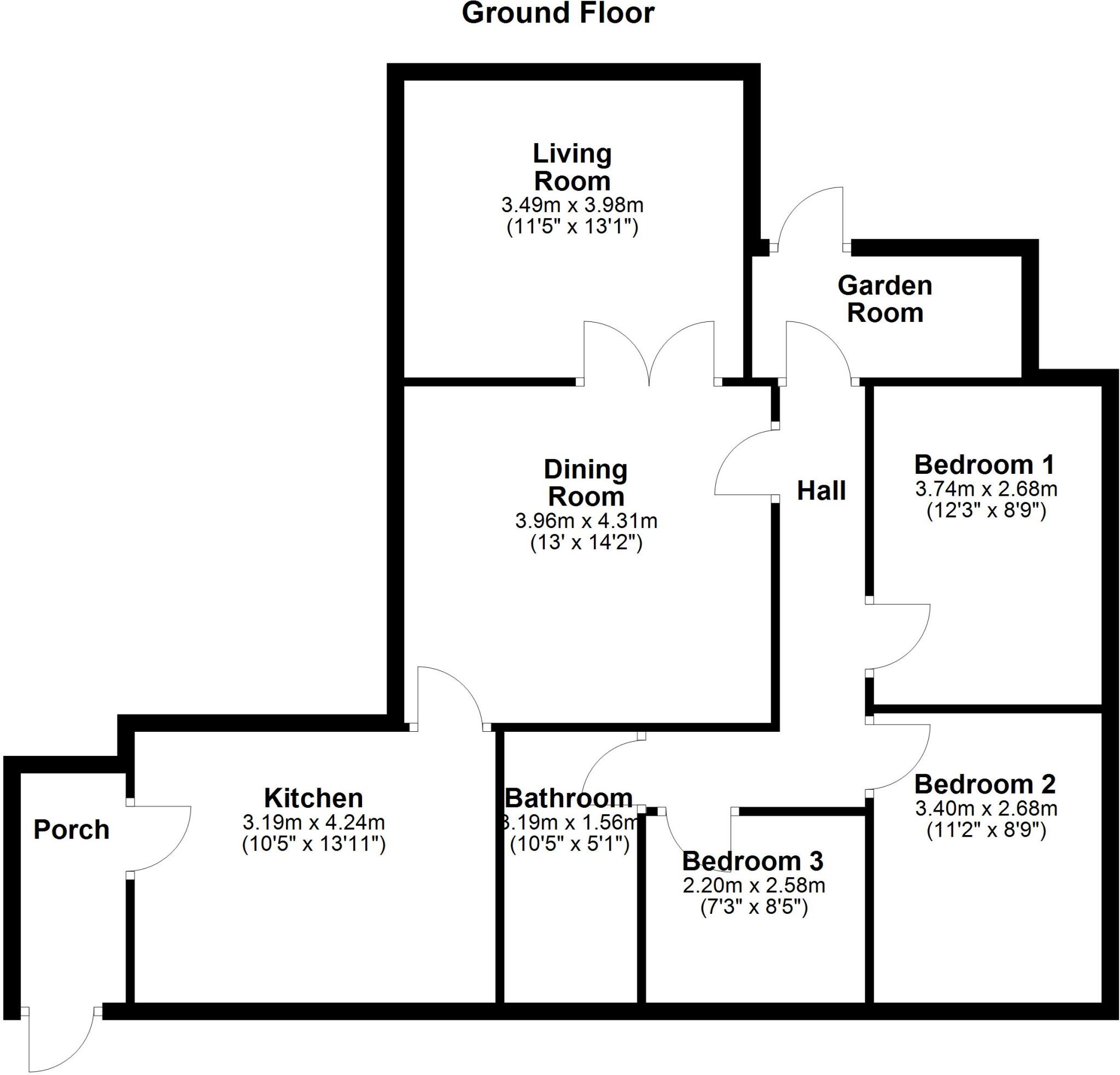 North Crescent, Washington, Tyne and Wear, NE38 floorplan