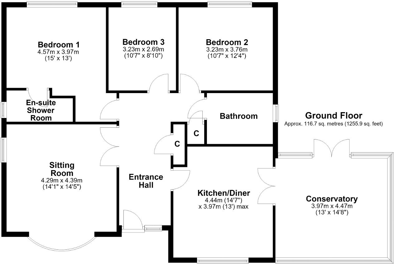 Station Road, St Helens, Isle of Wight, PO33 1YF floorplan