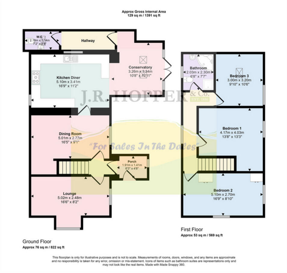 Allendale, Hartley floorplan