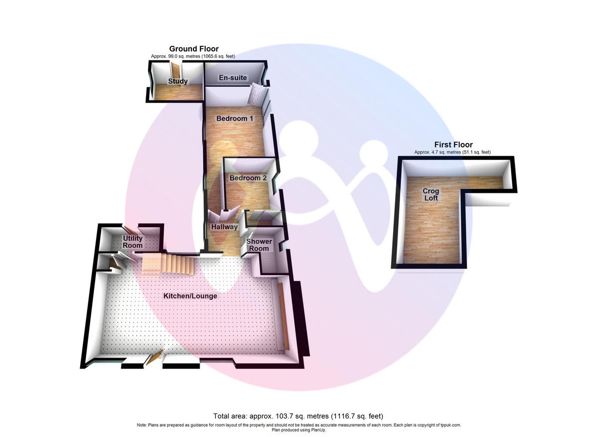 Off B4418 Road, Nantlle, Gwynedd, LL54 floorplan