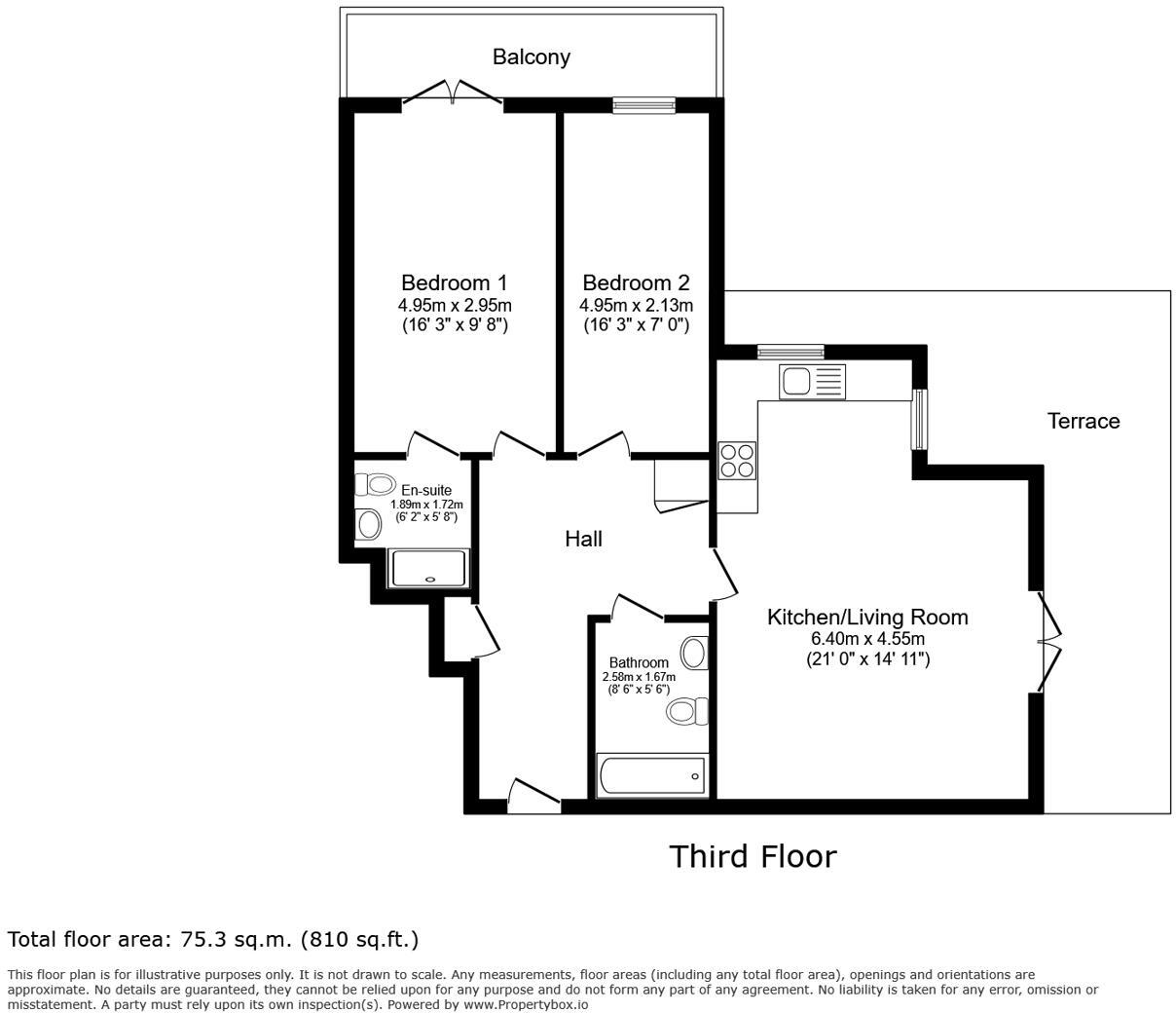 Woodcote Road, Wallington, SM6 floorplan