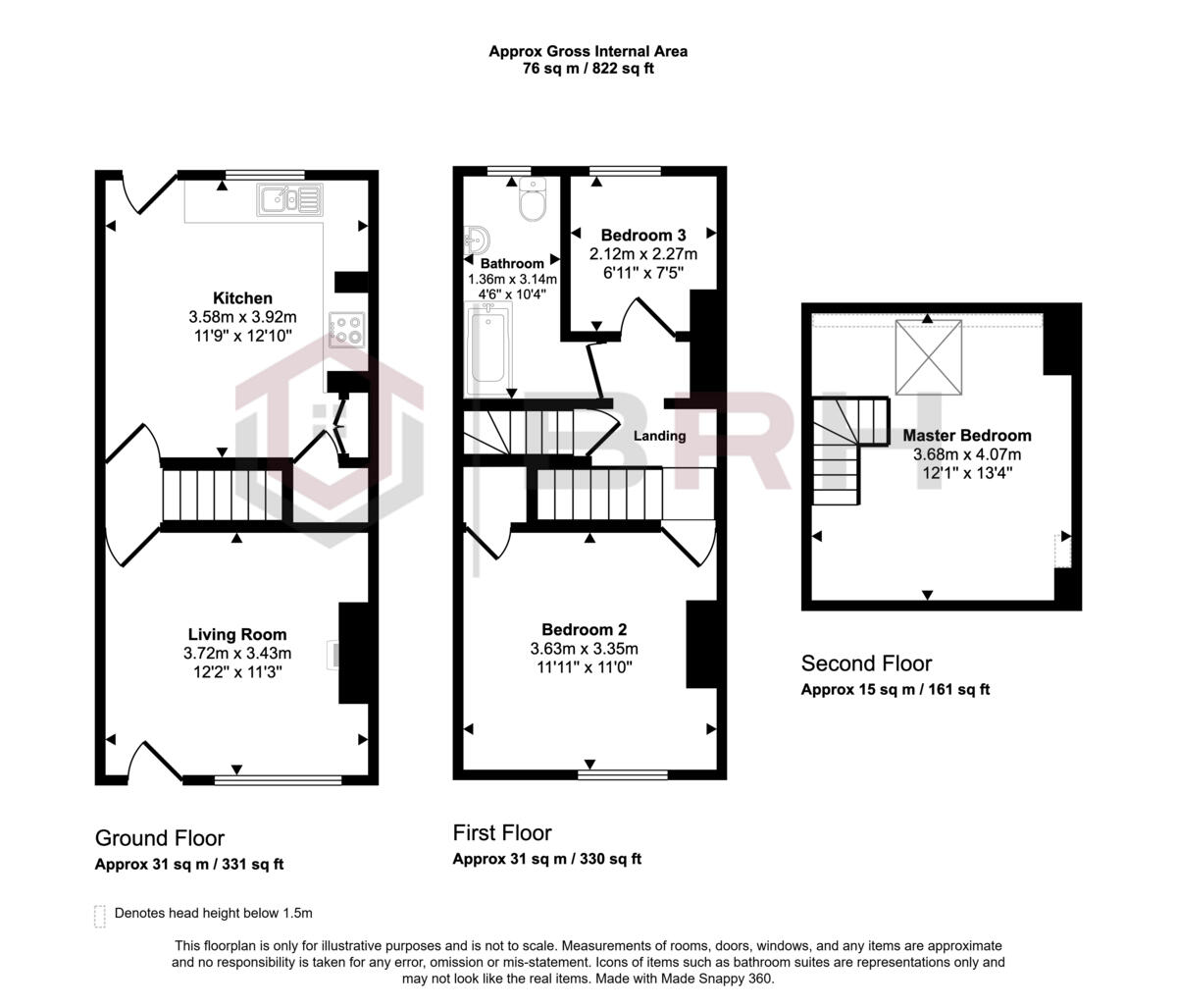 Mansfield Road, Sheffield, S12 floorplan