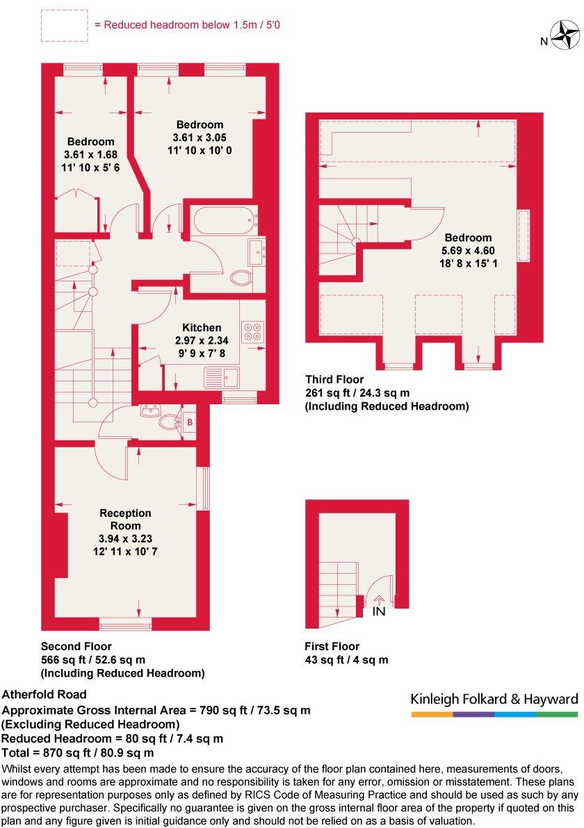 Atherfold Road, Clapham North, London, SW9 floorplan