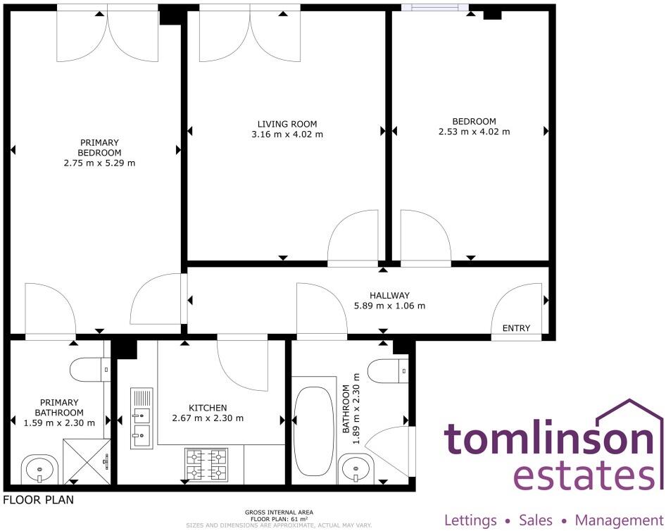 Lexington Place, Plumptre Street, NG1 1AN floorplan