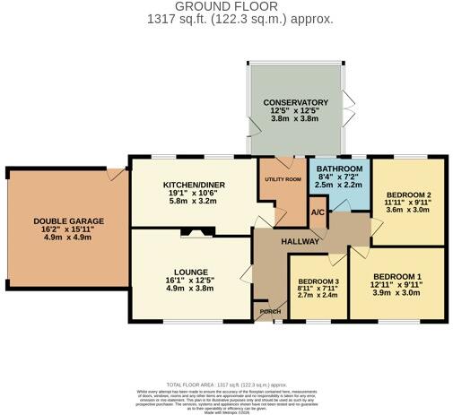 Maes Y Coed, Talwrn, Llangefni, Isle Of Anglesey floorplan