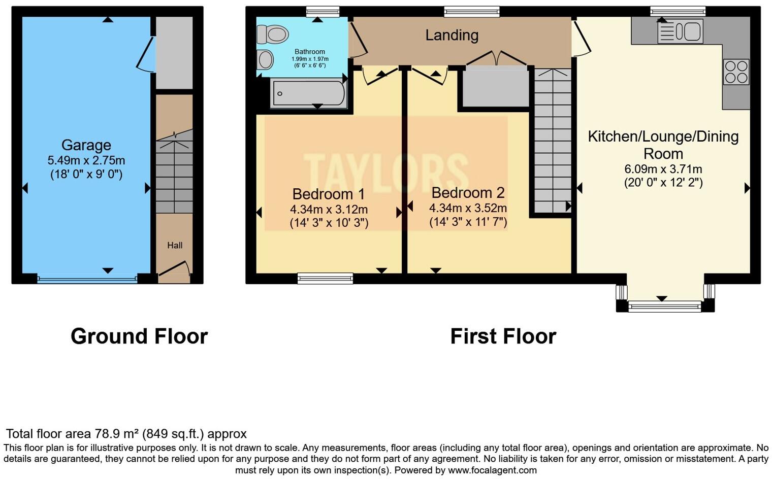 Chamberlain Park, Biggleswade floorplan