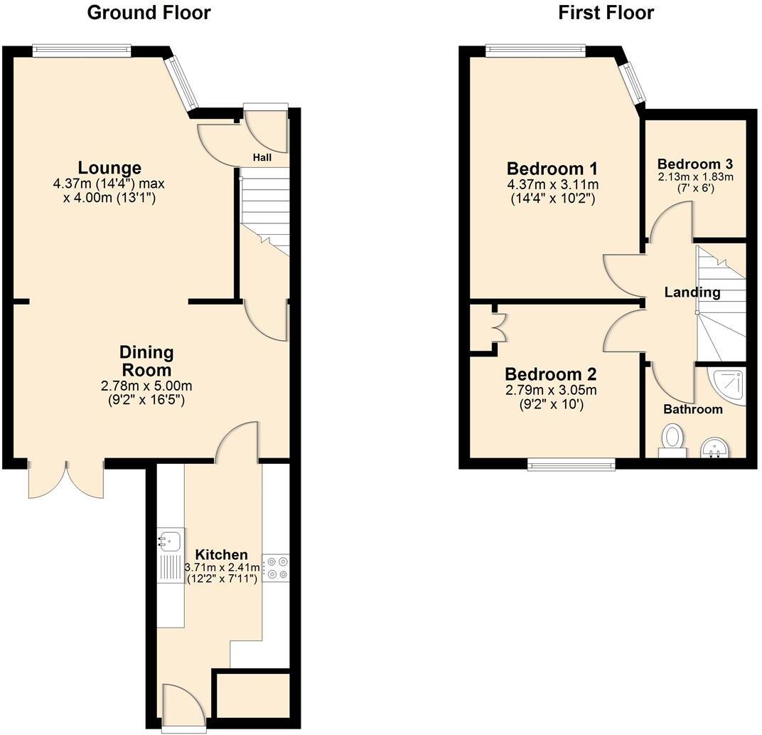 New Road, Hedon floorplan