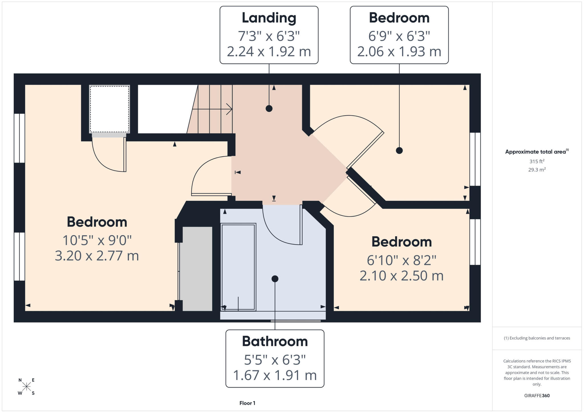Eden Close, Hilton floorplan