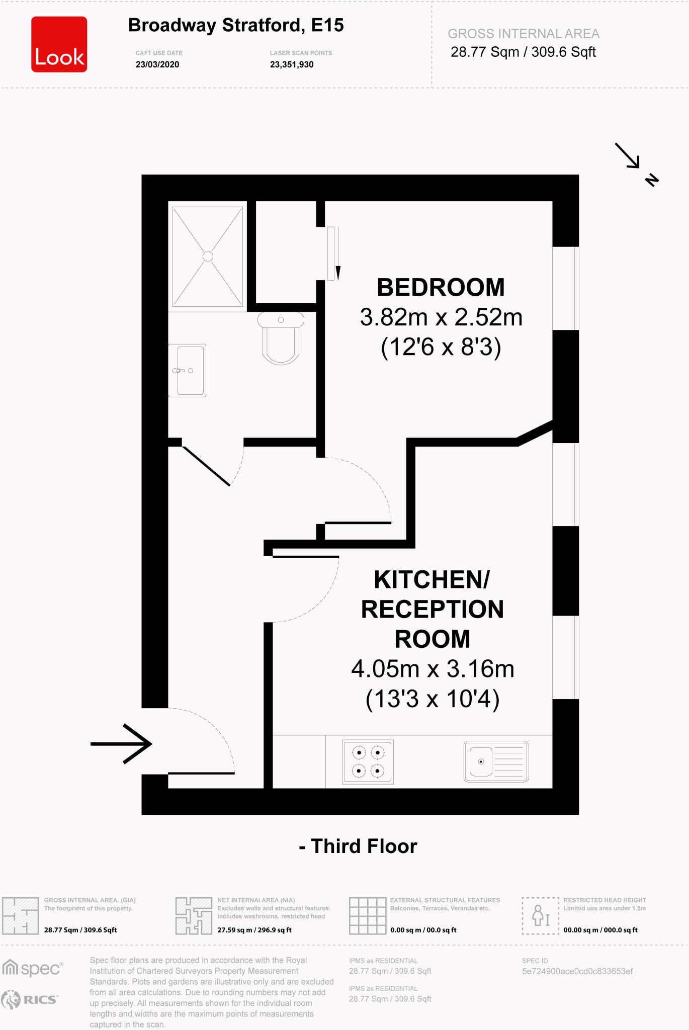 Broadway, Stratford, E15 floorplan