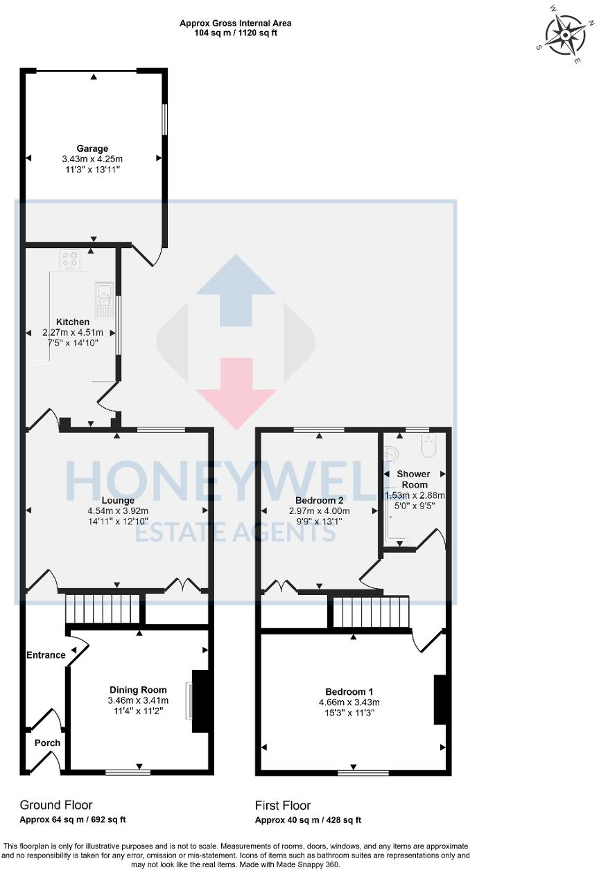 West View, Clitheroe, BB7 1DG floorplan
