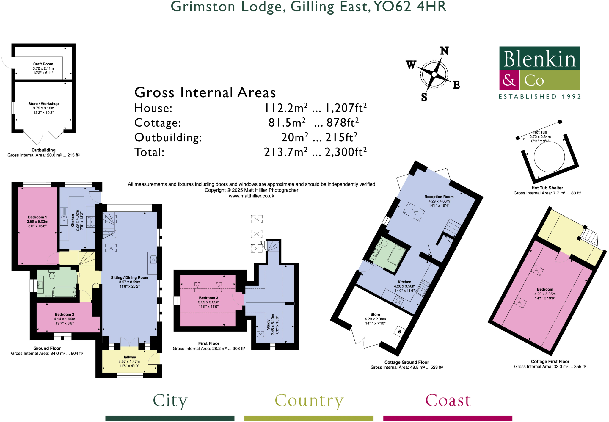 Grimston Lodge, Gilling East, York floorplan