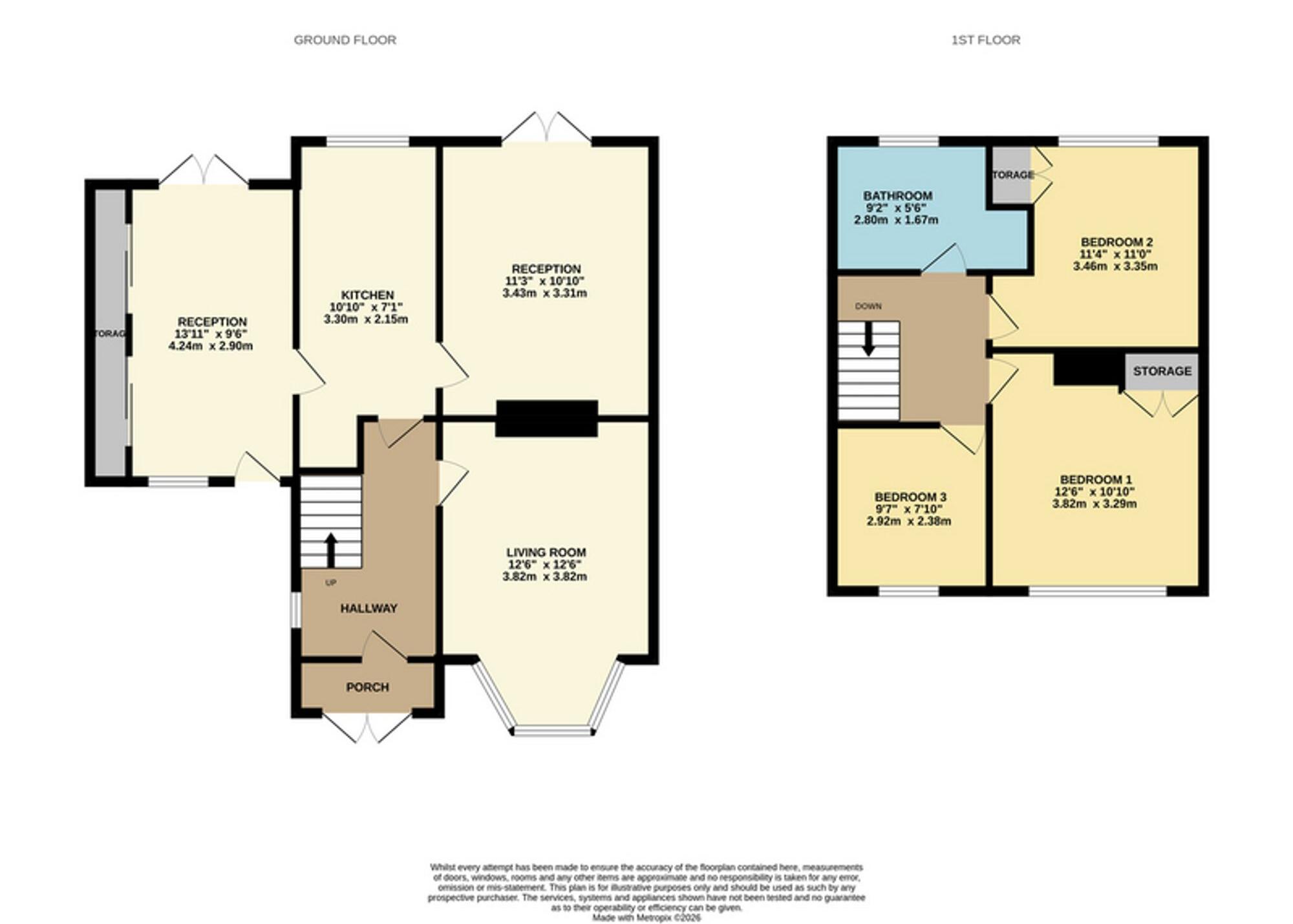 Sycamore Avenue, Glapwell, S44 floorplan
