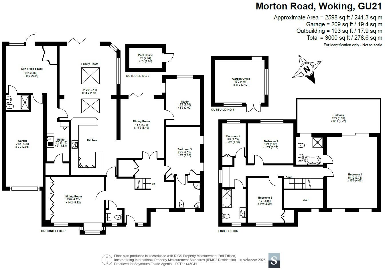 Morton Road, Horsell, Surrey, GU21 floorplan