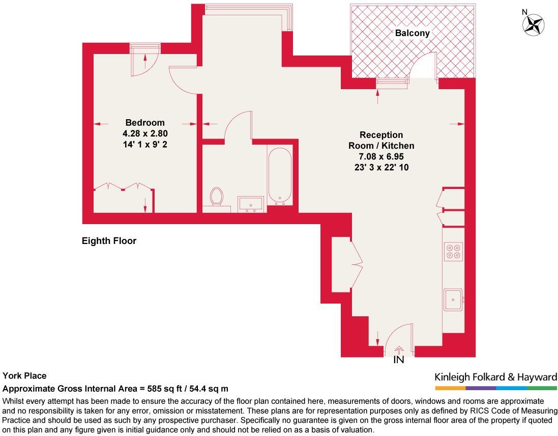 York Place, London, SW11 floorplan