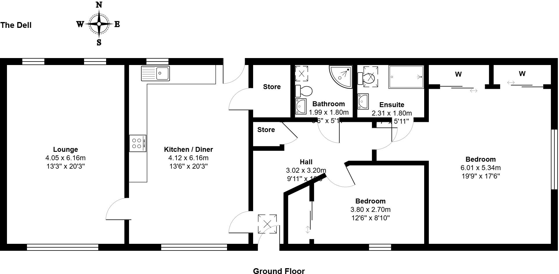 Forest View & The Dell, Strichen, Fraserburgh, Aberdeenshire, AB43 floorplan
