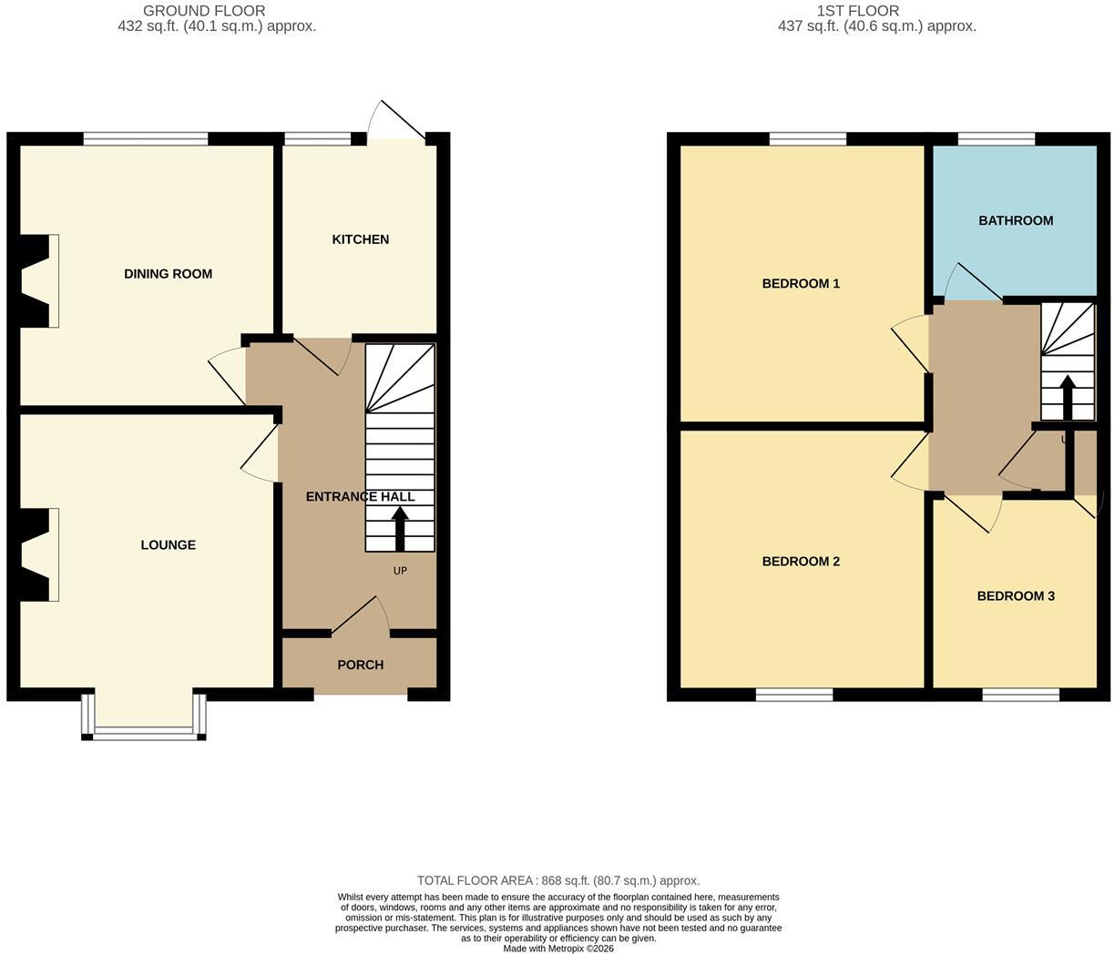 58, Clovelly Road, Bideford floorplan