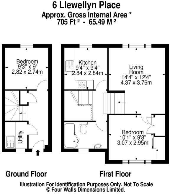 Llewellyn Place, Frankwell, Shrewsbury, SY3 floorplan