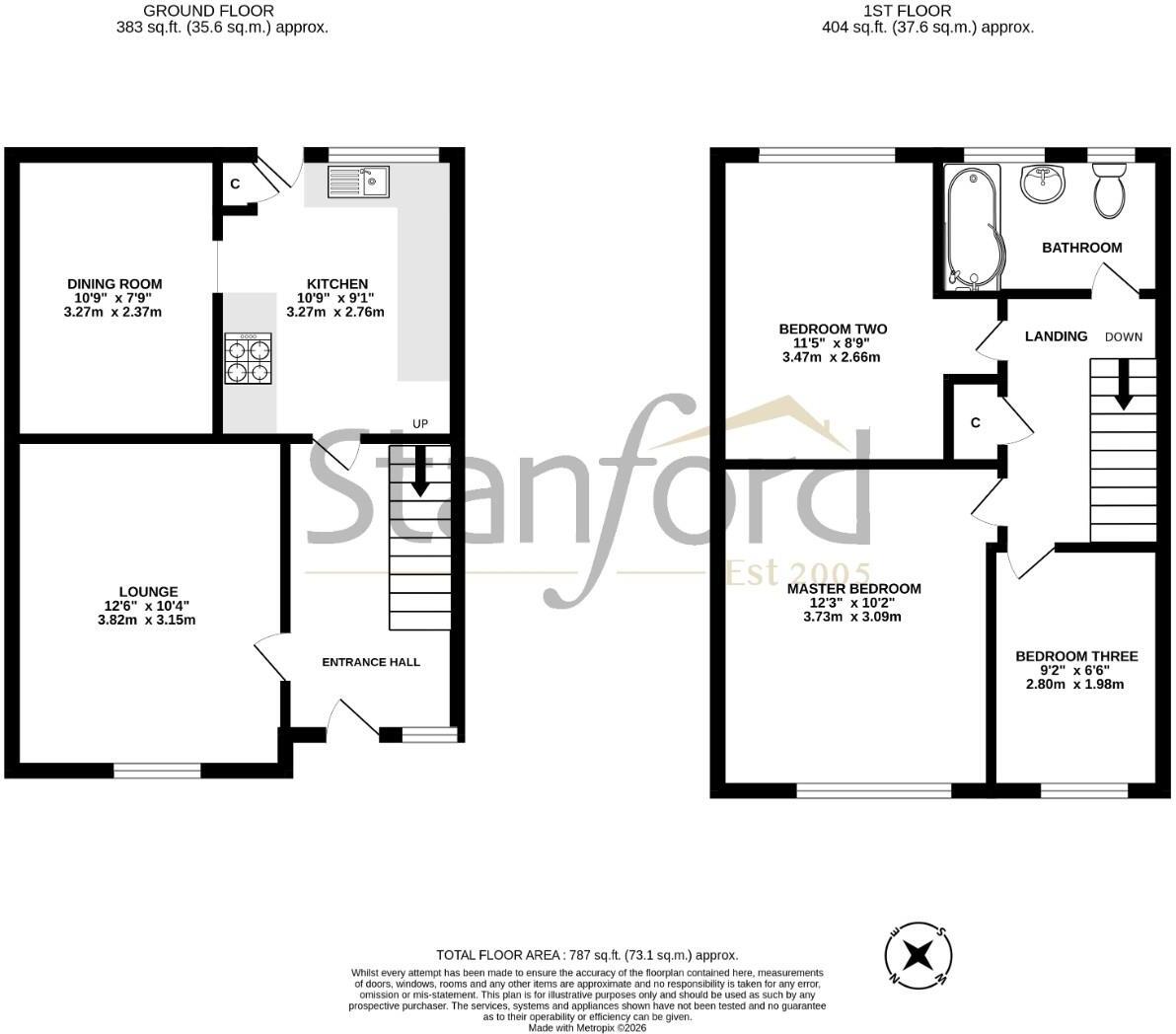 Ormond Close, Fair Oak, Eastleigh, SO50 floorplan