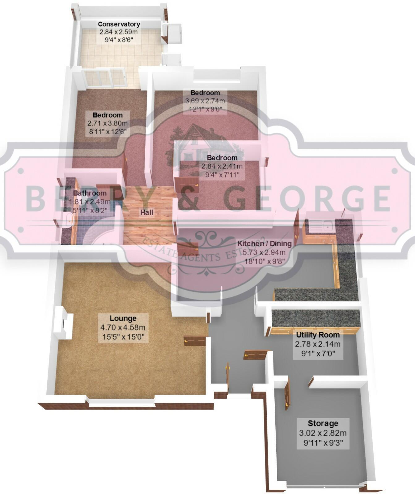 Ger Y Llan, Gwernymynydd. CH7 4DR floorplan