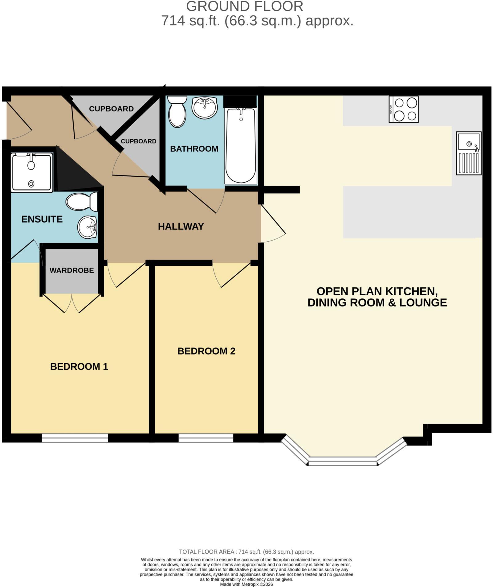 Bethany Court, Spital floorplan