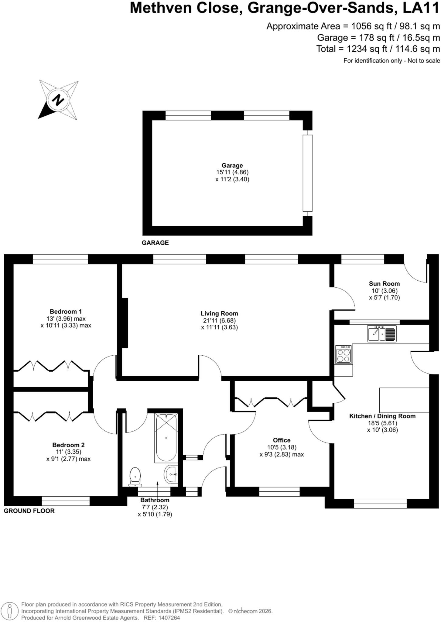 Methven Close, Grange-Over-Sands, LA11 floorplan