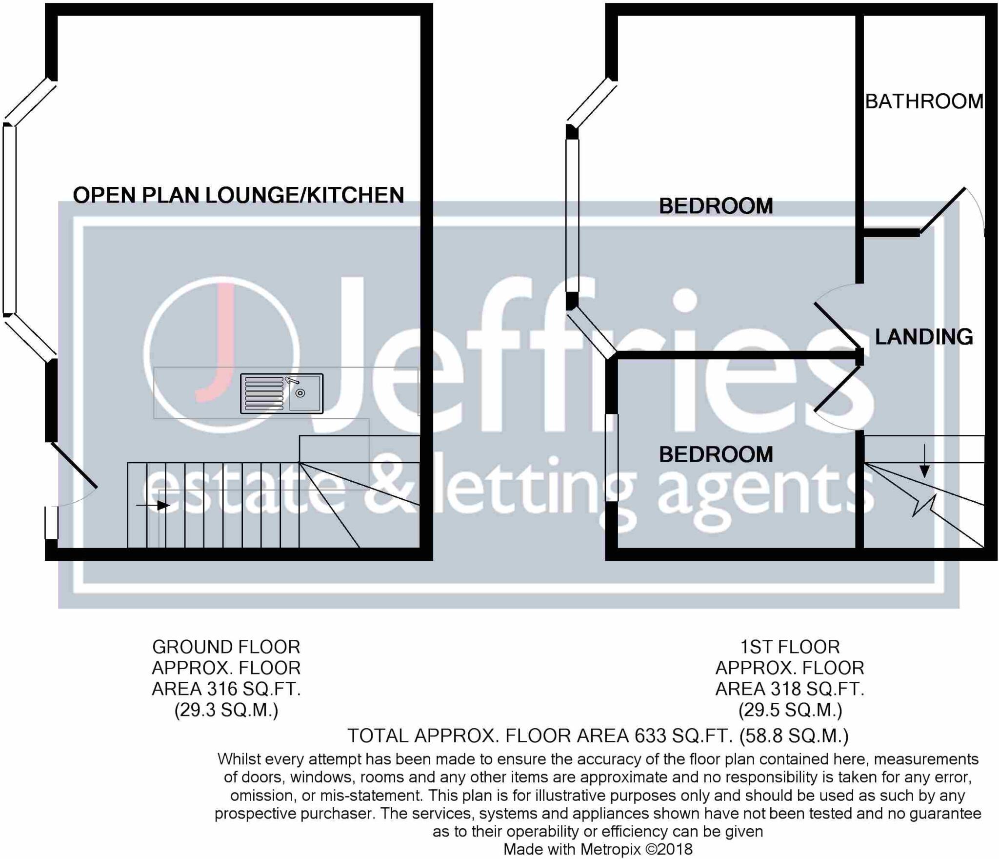 Chichester Road, North End floorplan