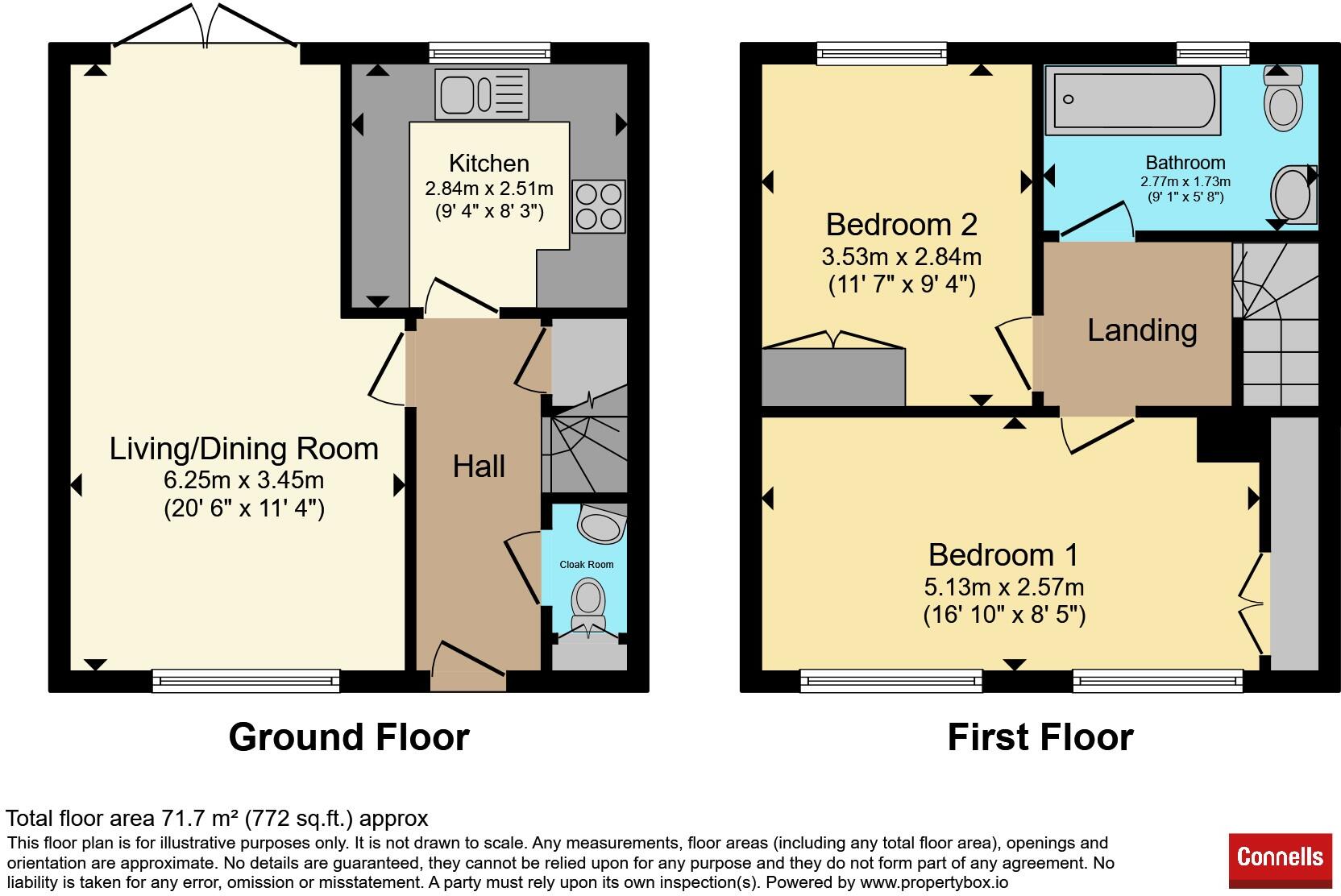 Old School Mews, Dawlish floorplan