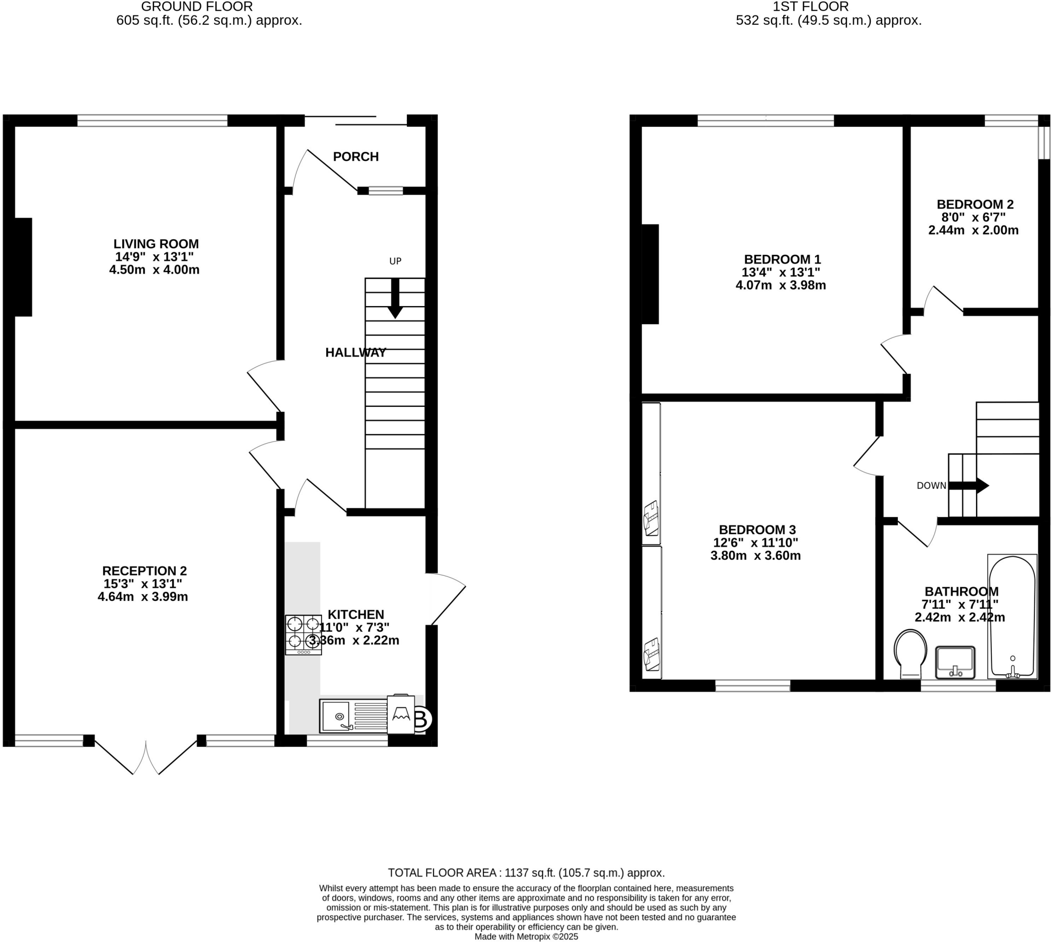 Rosemary Avenue, London, N3 2QN floorplan