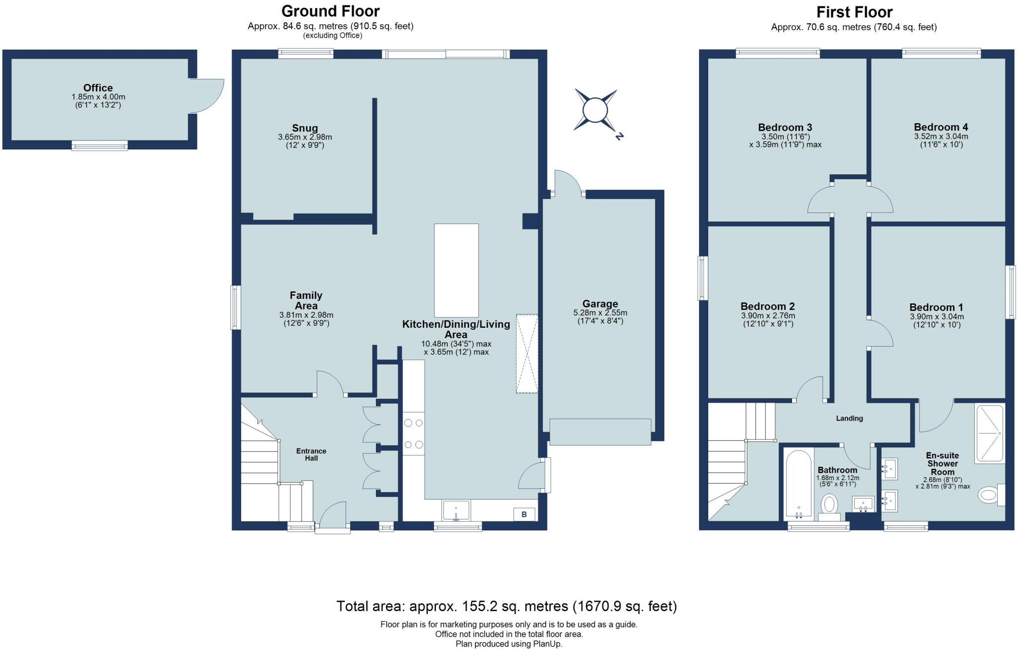 Hadrian Close, St. Albans, Hertfordshire, AL3 floorplan