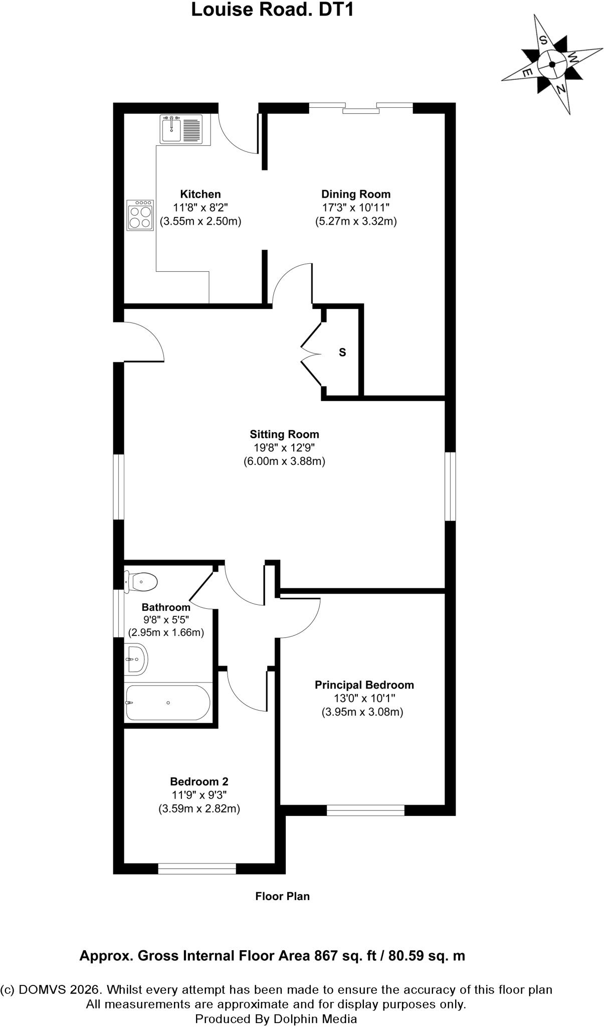 Dorchester, Dorset floorplan