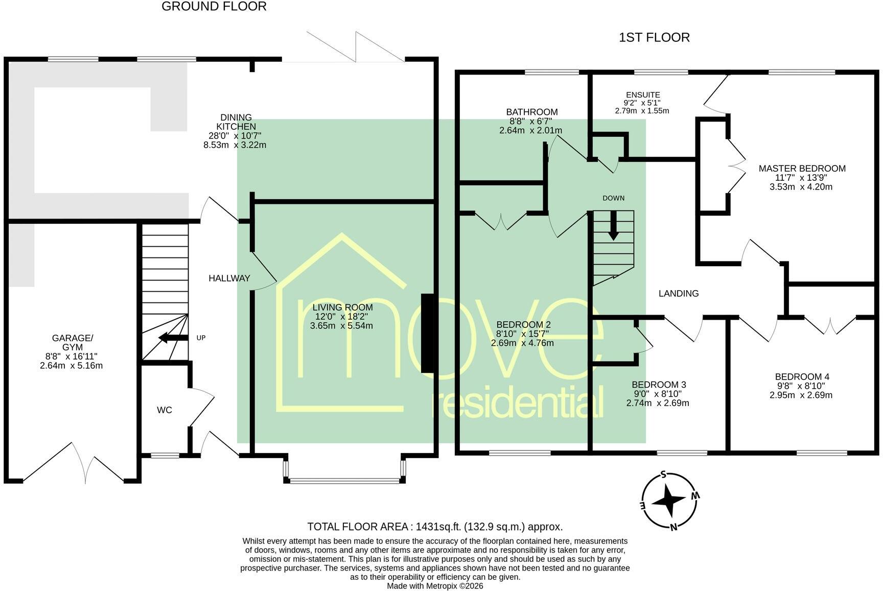 Rushgreen Close, Prenton, CH43 floorplan