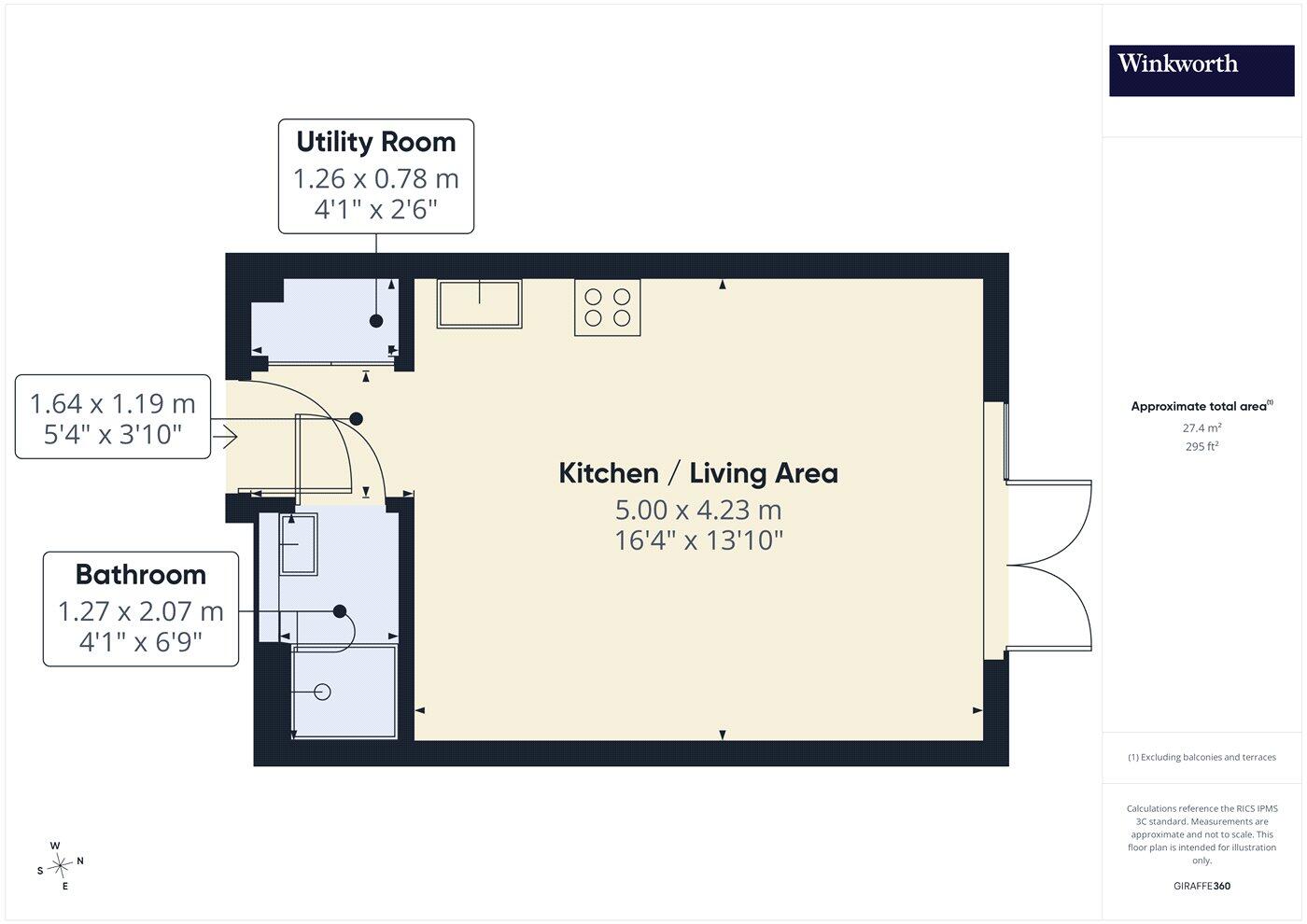 Palmerston House, 3 Aran Walk, Reading, RG2 floorplan
