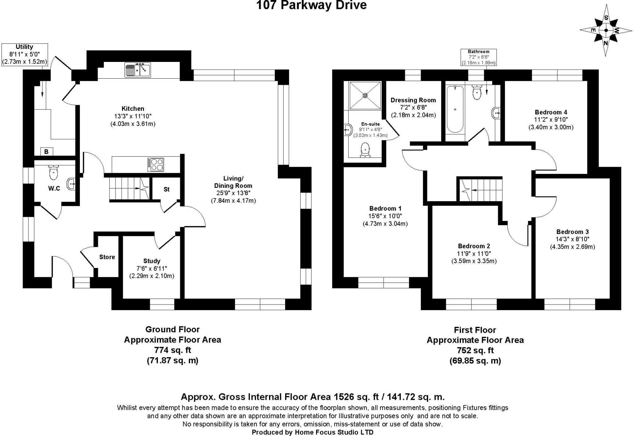 Parkway Drive, Bournemouth, Dorset, BH8 floorplan