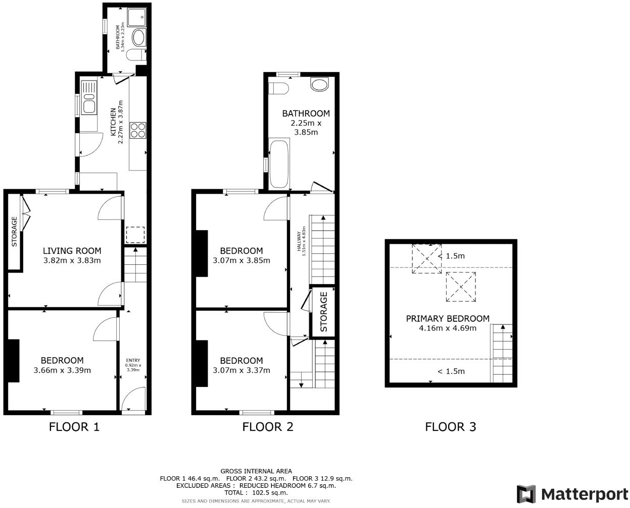 30 Woodborough Road, Nottingham, NG3 1AZ floorplan