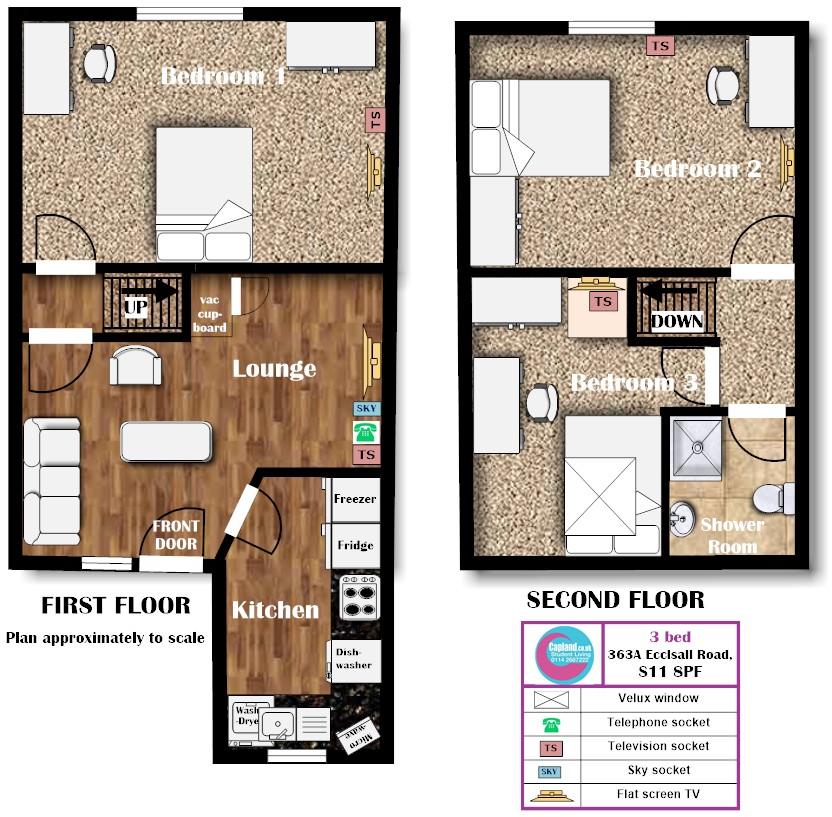 363A Ecclesall Road, S11 8PF- STUDENT PROPERTY floorplan