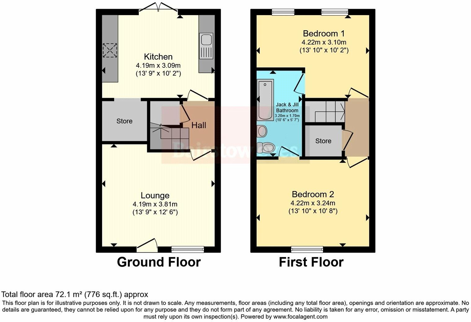 High Street, Coleshill, Birmingham, Warwickshire, B46 floorplan