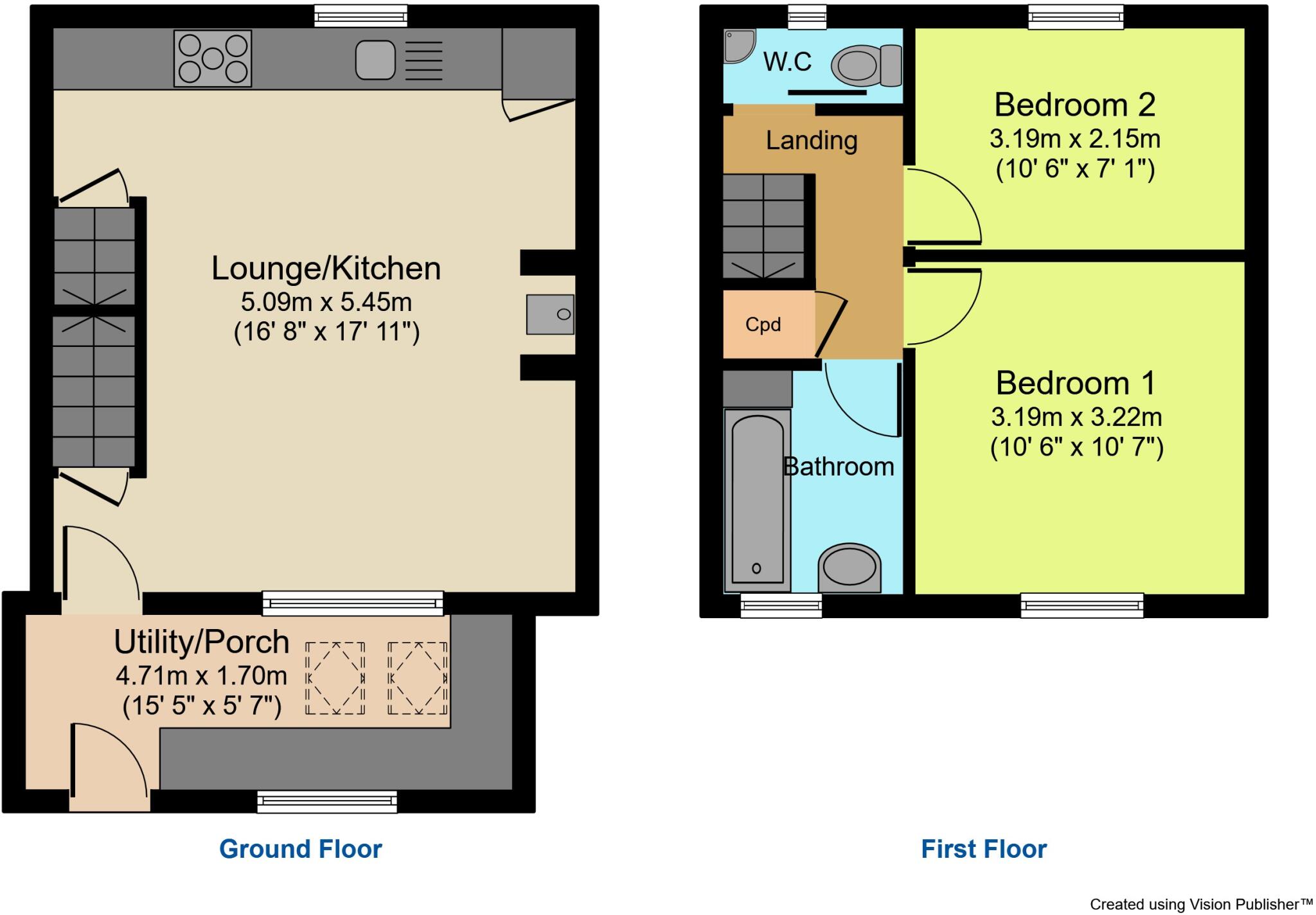 Beacon Road, Wibsey, Bradford, BD6 floorplan