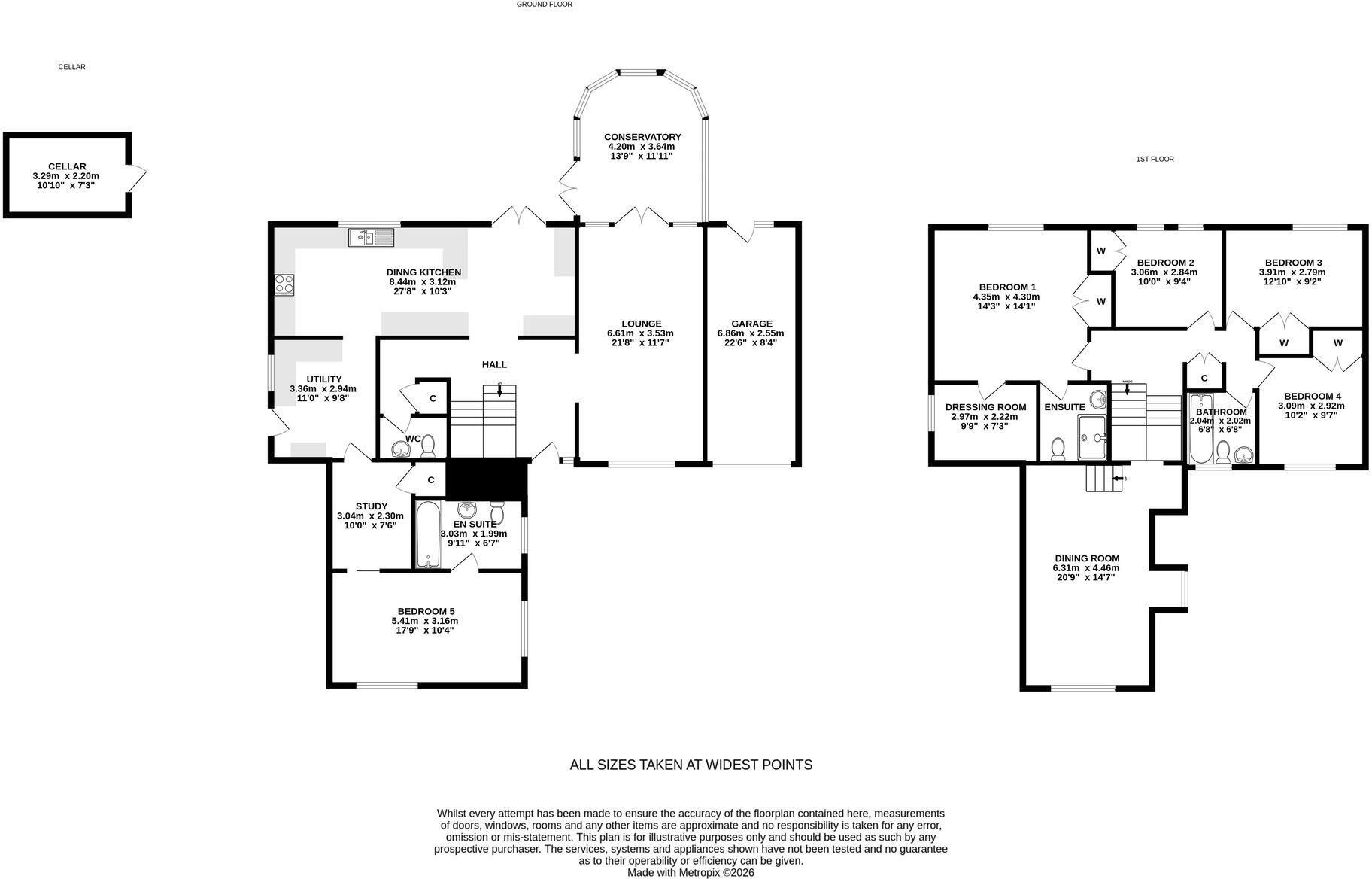 16 Cutstraw Road, Stewarton, KA3 5HX floorplan