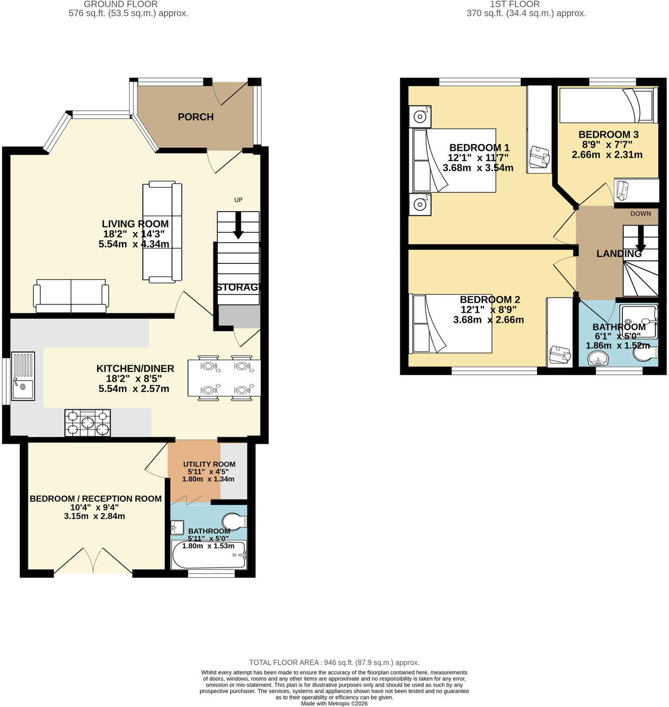 Meliden Crescent, Wythenshawe floorplan
