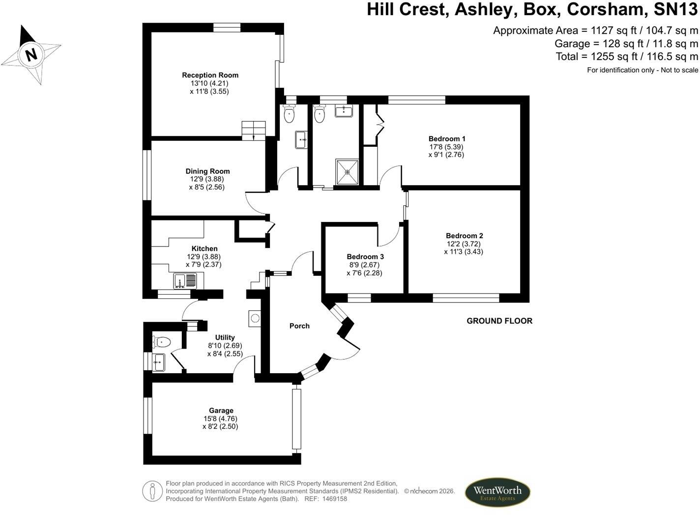 Ashley, Box, Corsham floorplan