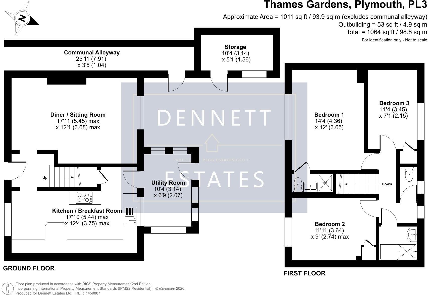Thames Gardens, PL3 floorplan