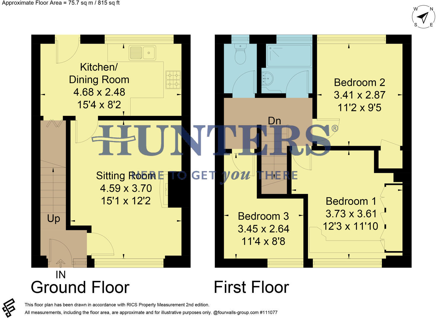 Whitestone Crescent, Yeadon, Leeds floorplan