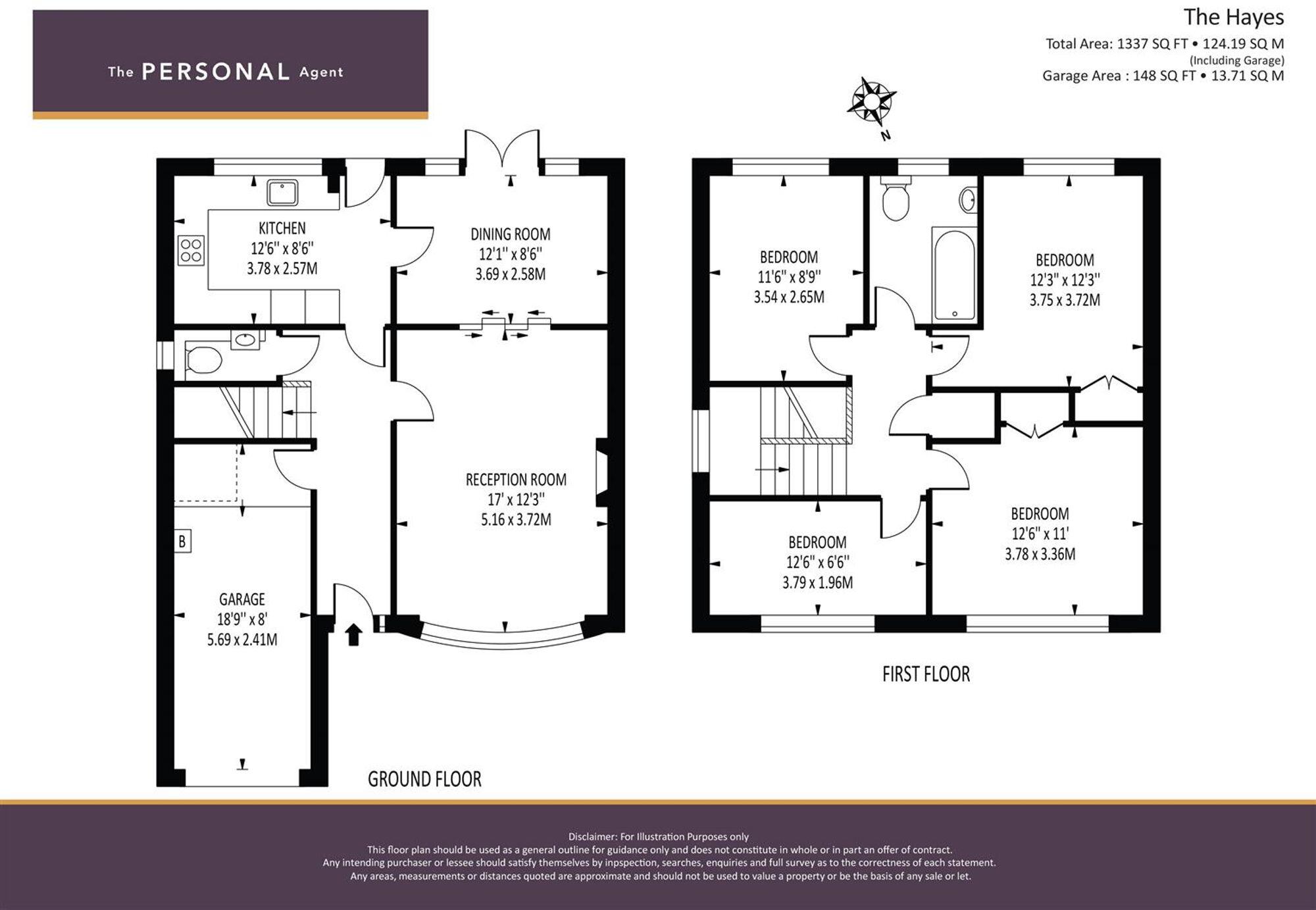 The Hayes, Epsom, KT18 floorplan