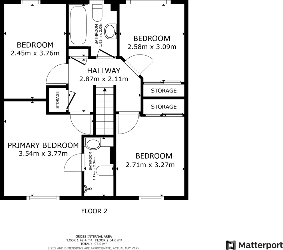 Valerian Close, New Rossington, Doncaster, DN11 floorplan
