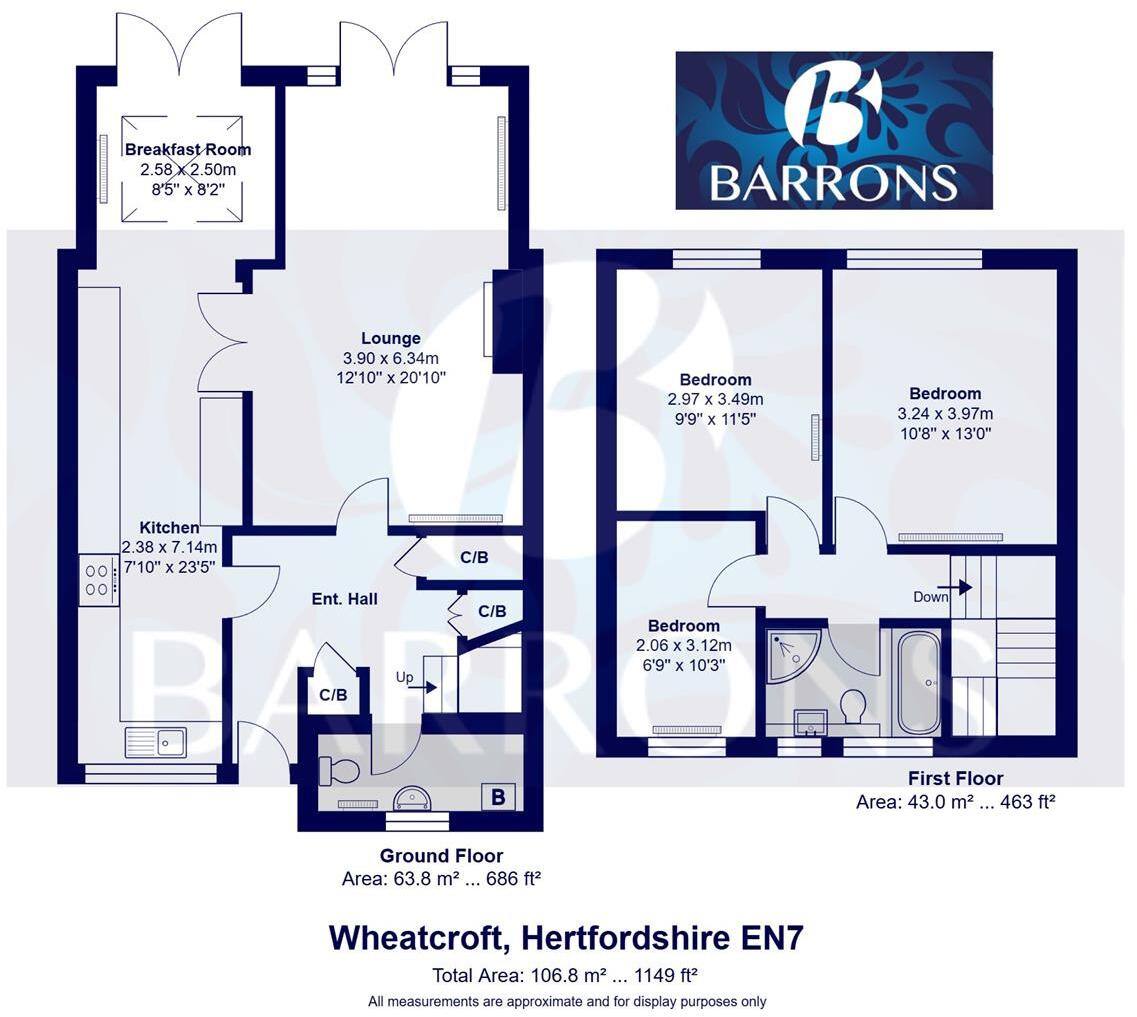 Wheatcroft, Cheshunt floorplan