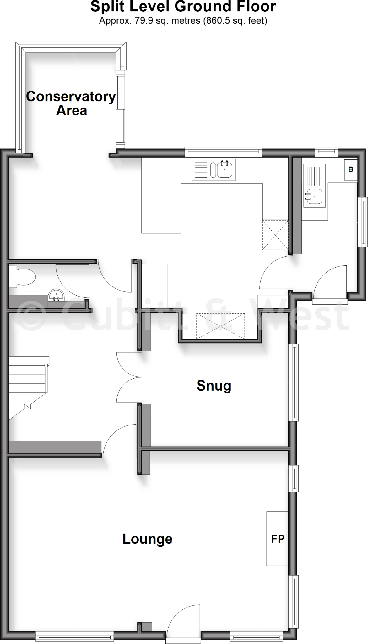 Crawley Road, Horsham, West Sussex floorplan