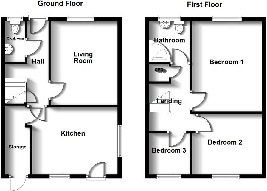 Danebrook Close, Sheffield, Sheffield, S2 1DJ floorplan