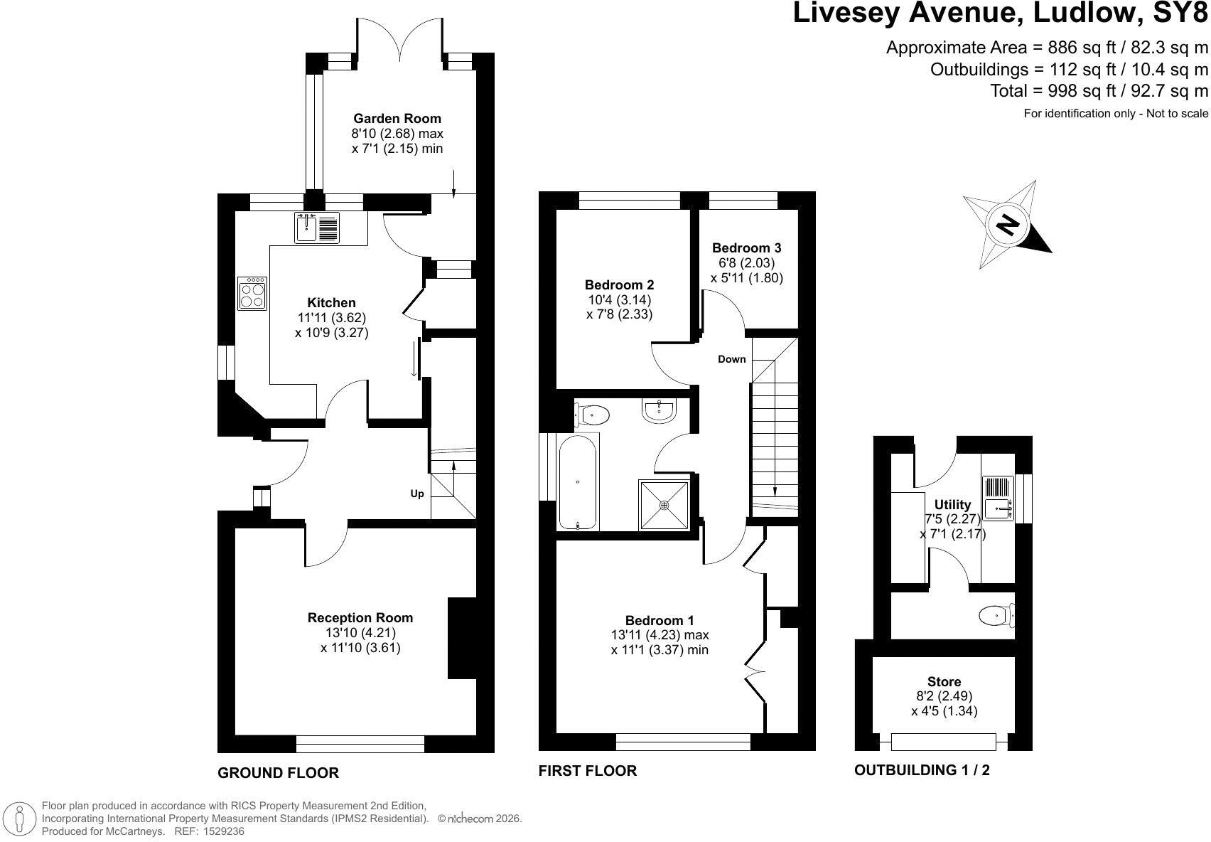 Livesey Avenue, Ludlow, Shropshire floorplan