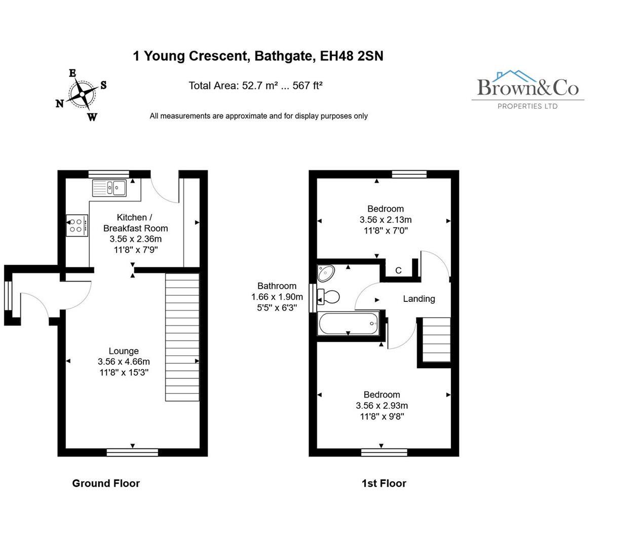 Young Crescent, Bathgate floorplan