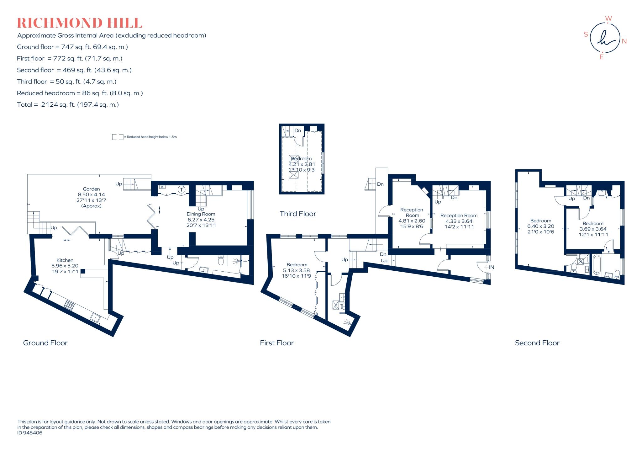 Richmond Hill, RICHMOND, TW10 floorplan